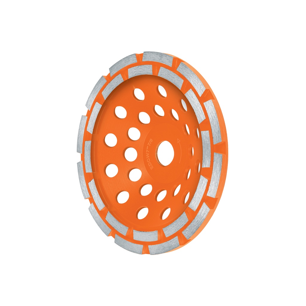 Copa de diamante doble segmento 7', usos generales, Truper