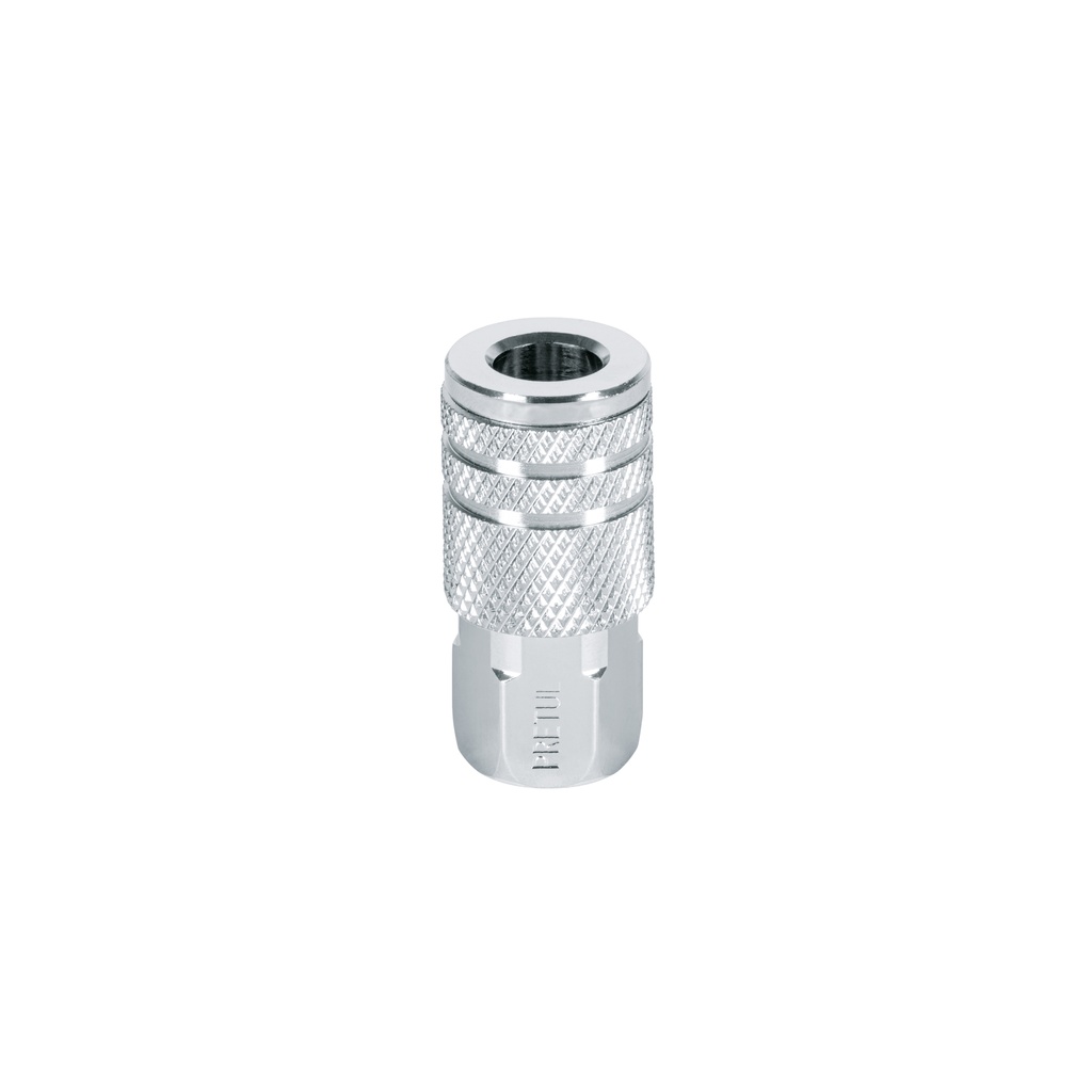 [T27028] Cople acero, cuerda 1/4NPT, hembra, Pretul