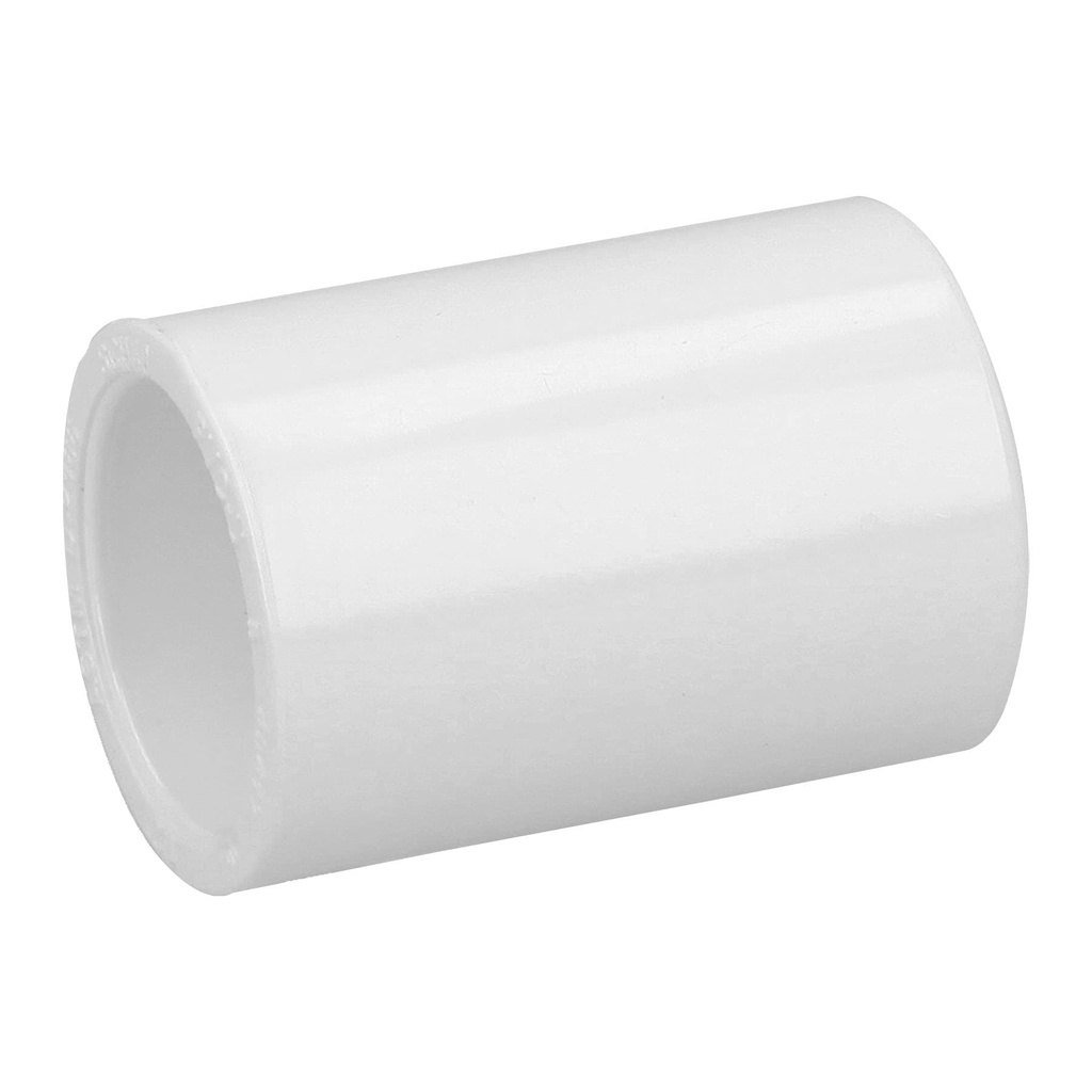 [T45417] Cople de PVC cédula 40 de 1/2', Foset