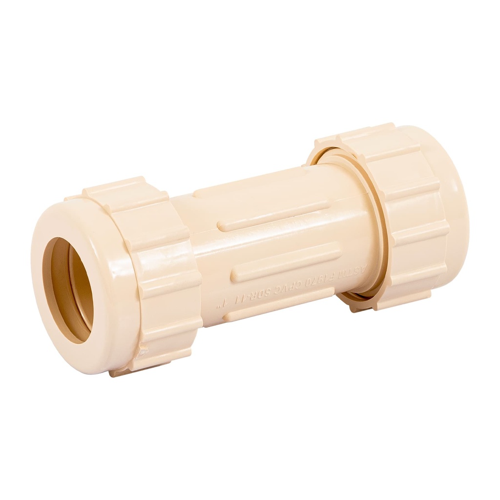 Cople de compresión CPVC de 1', Foset - Pag 525