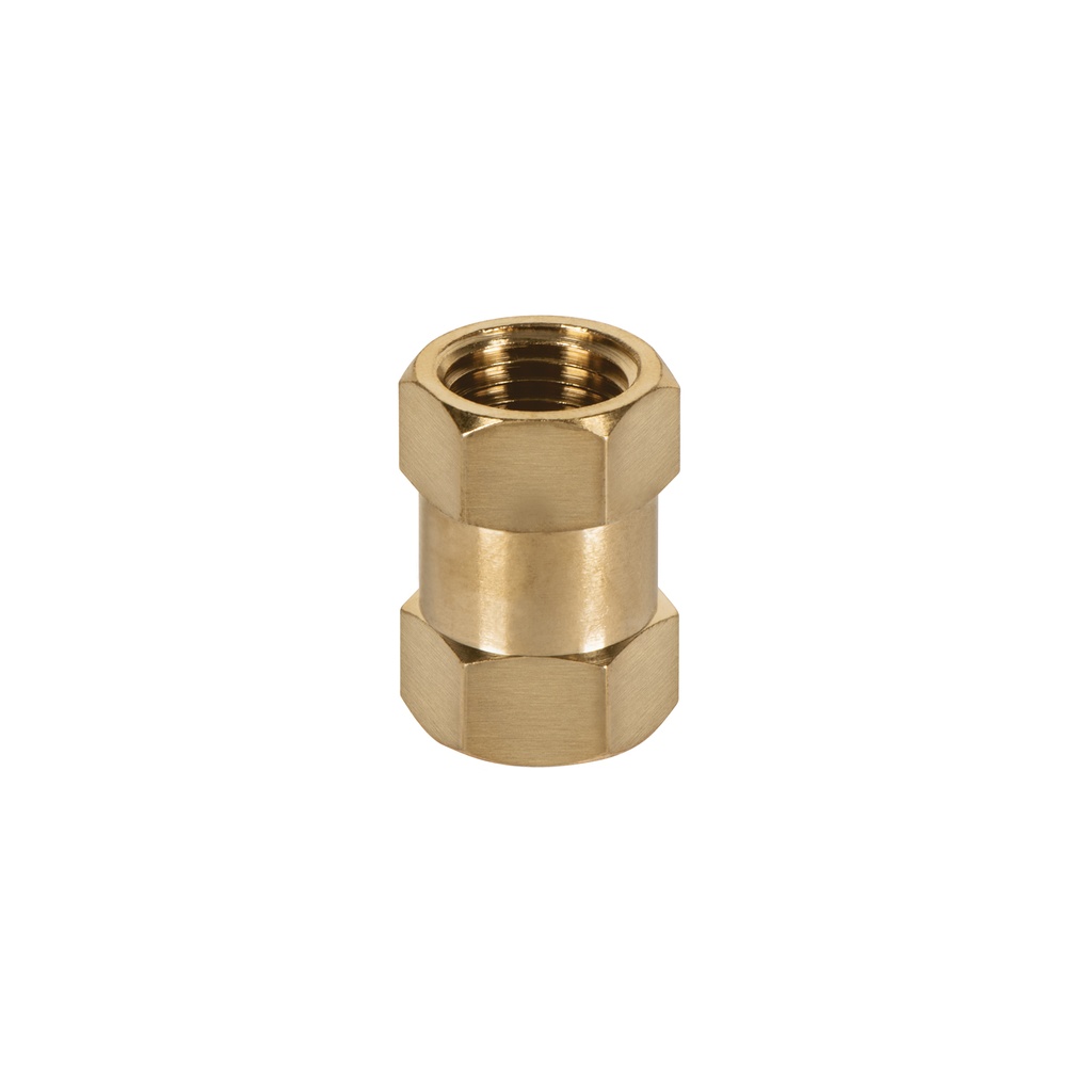 Cople de latón, tipo FF, cuerda 1/4 NPT, Truper - Pag 95