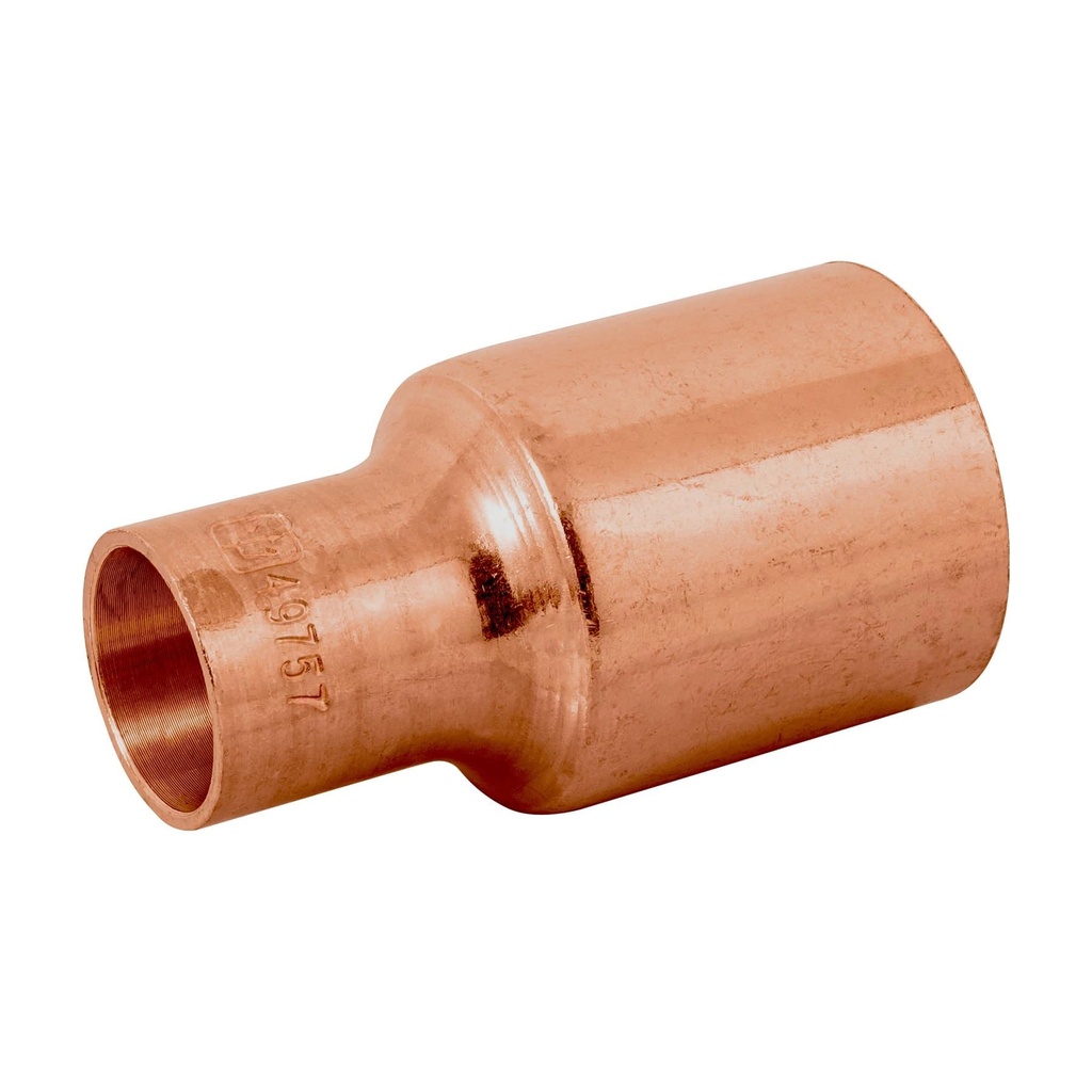 Cople reducción bushing cobre, 1'x 1/2', Foset - Pag 711