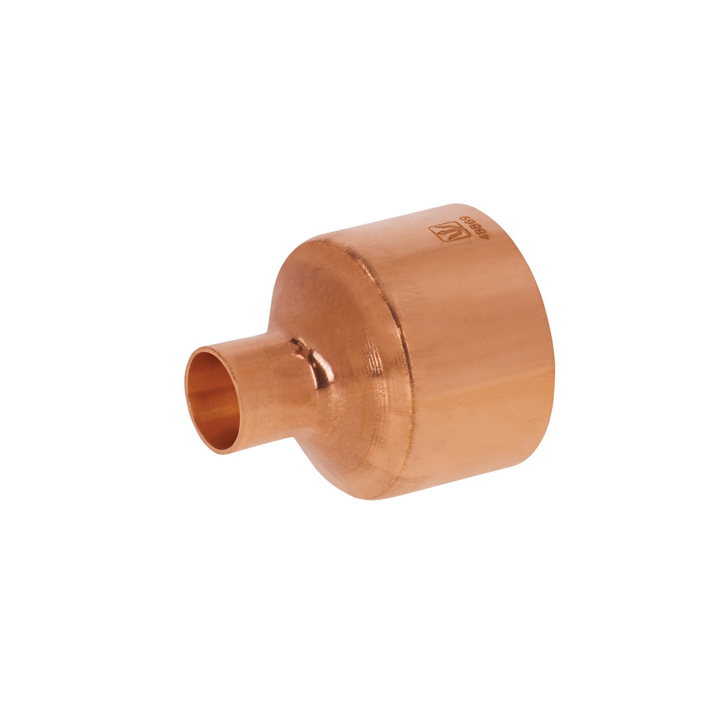Cople reducción campana cobre 1-1/2' x1/2', Foset