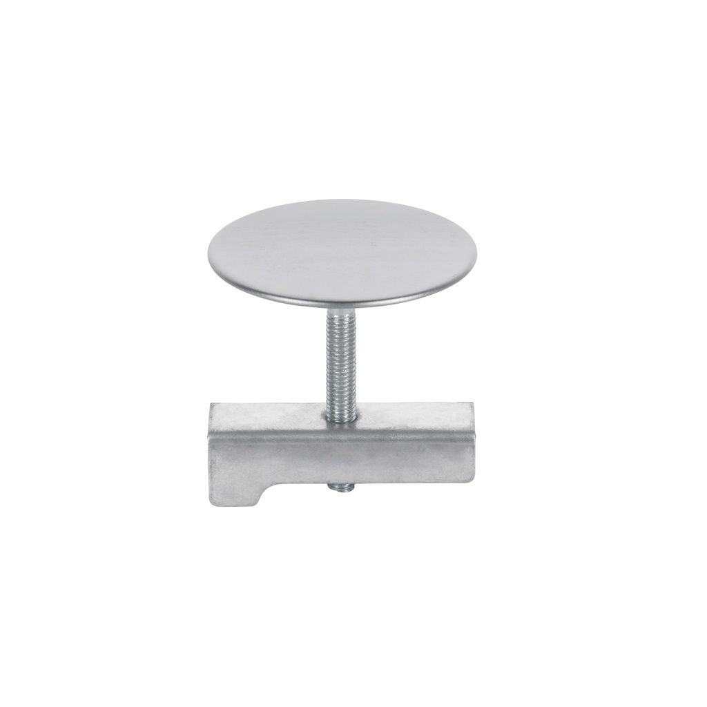 Cubretaladro cromo de 1-3/4' de acero inox, diámetro 43 mm