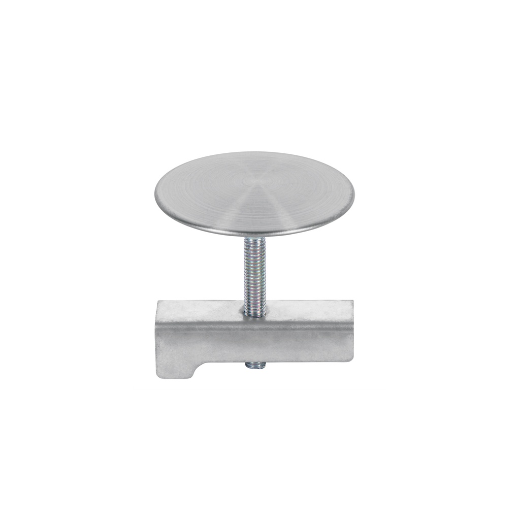 Cubretaladro satín de 1-3/4' de acero inox, diámetro 43 mm
