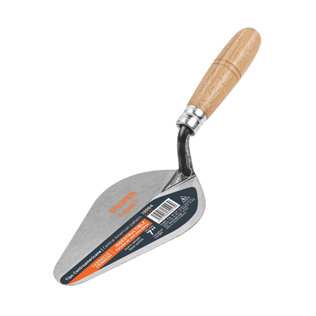 Cuchara para albañil 7' forjada tipo Centroamericana, Truper