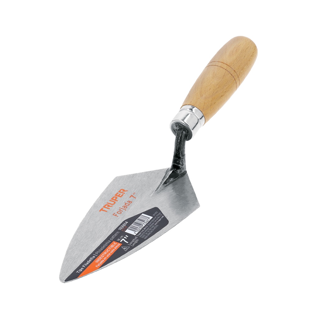 Cuchara para albañil, tipo Filadelfia 7', Truper