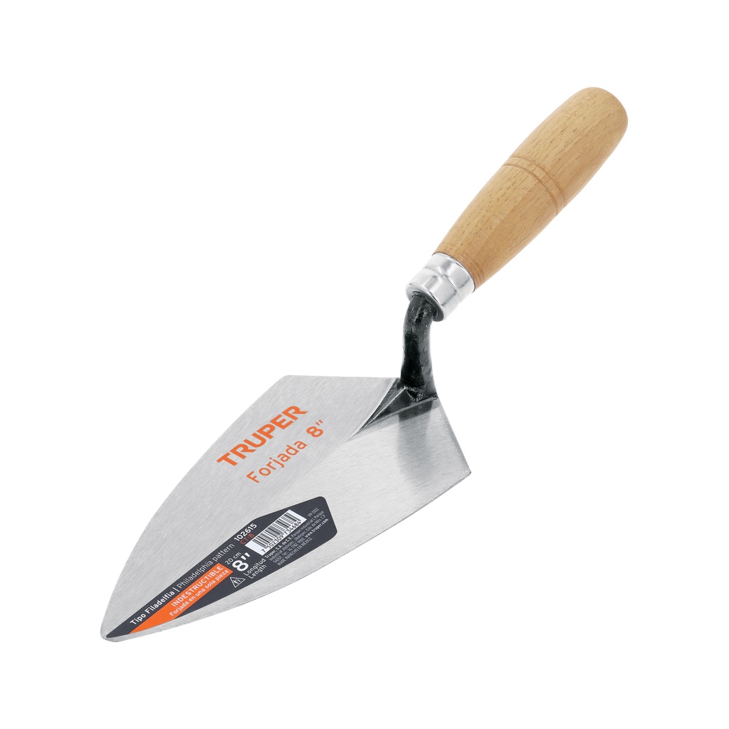 Cuchara para albañil, tipo Filadelfia 8', Truper