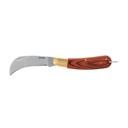 Cuchillo abatible 8' para electricista mango madera, Truper