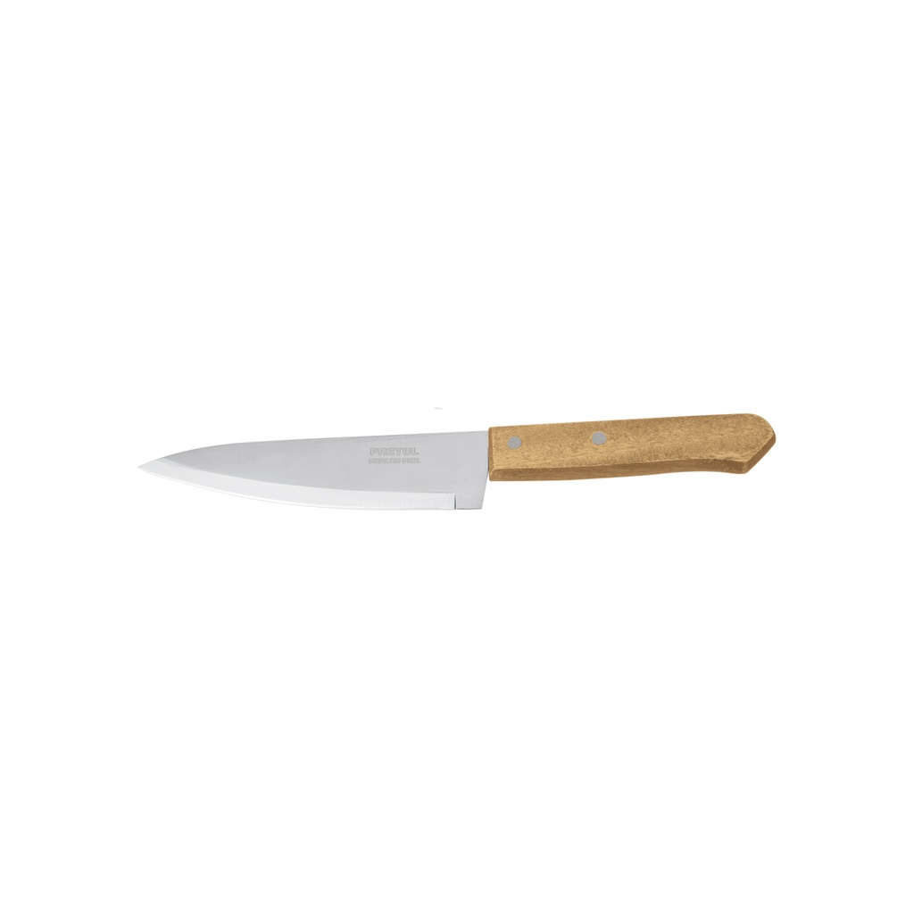 Cuchillo de chef 7' mango de madera, Pretul
