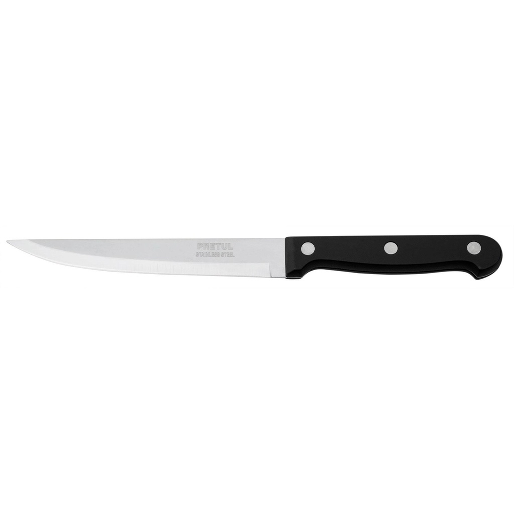 Cuchillo liso para asado 5' mango de plástico, Pretul - Pag 145