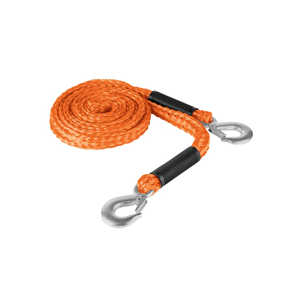 Cuerda para remolque con ganchos 5/8' x 3.5 m, Truper