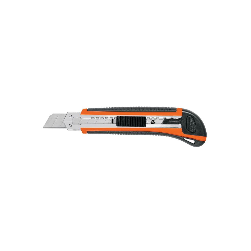 [T16977] Cutter 18 mm profesional con alma metálica y grip, Truper