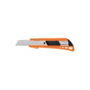 Cutter 18 mm reforzado de plástico con alma metálica, Truper