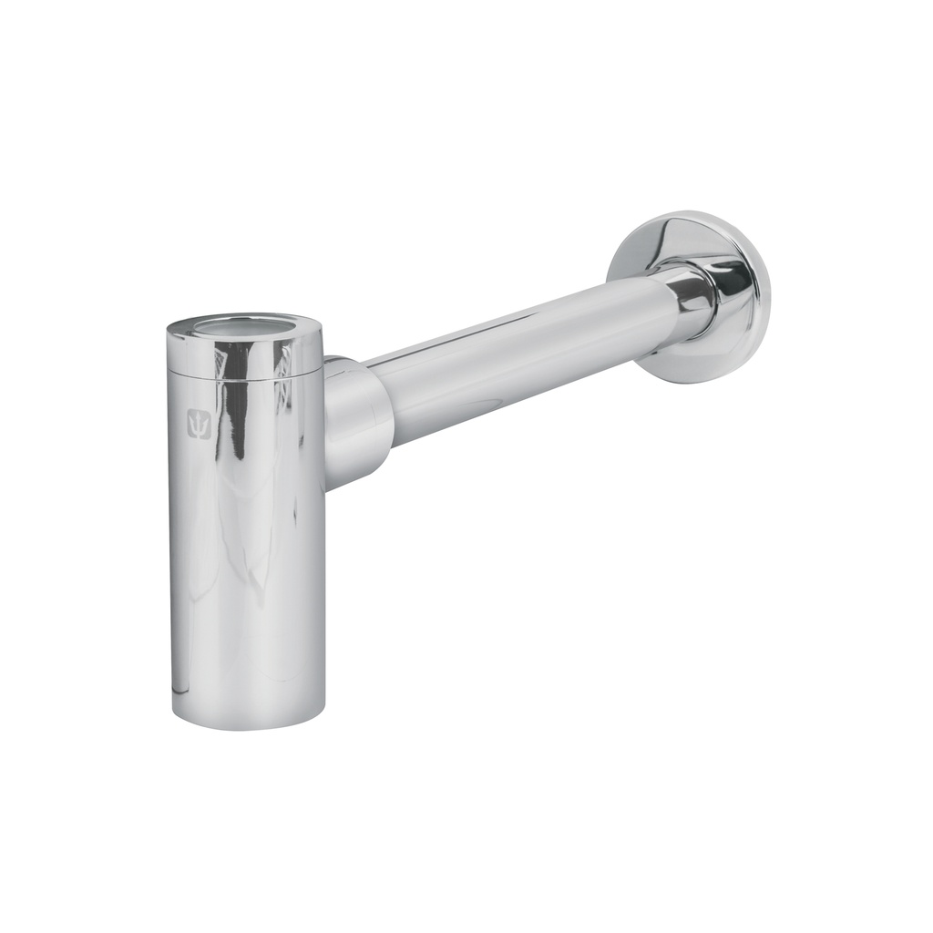 Céspol de bote p/lavabo minimalista s/contra, cromo, 1-1/4'