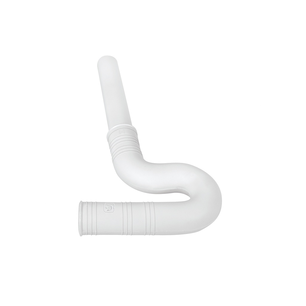 Céspol flexible de PVC de 1-1/4' para lavabo, con extensión