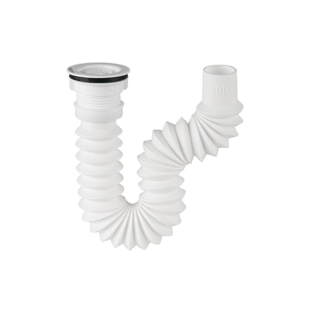 Céspol flexible p/fregadero c/contra 2 1/2', polipr, 1-1/2'