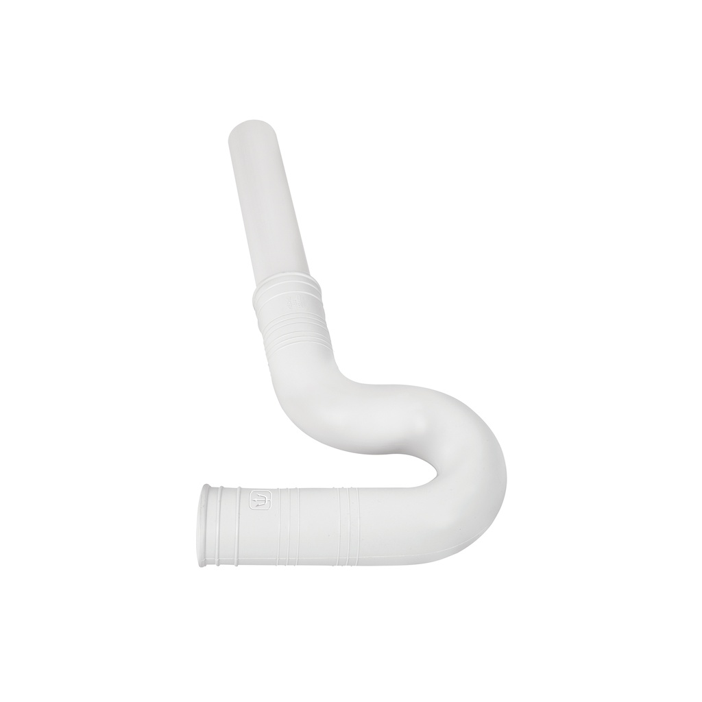 Céspol flexible para fregadero, PVC c/ext 20 cm,1-1/2'