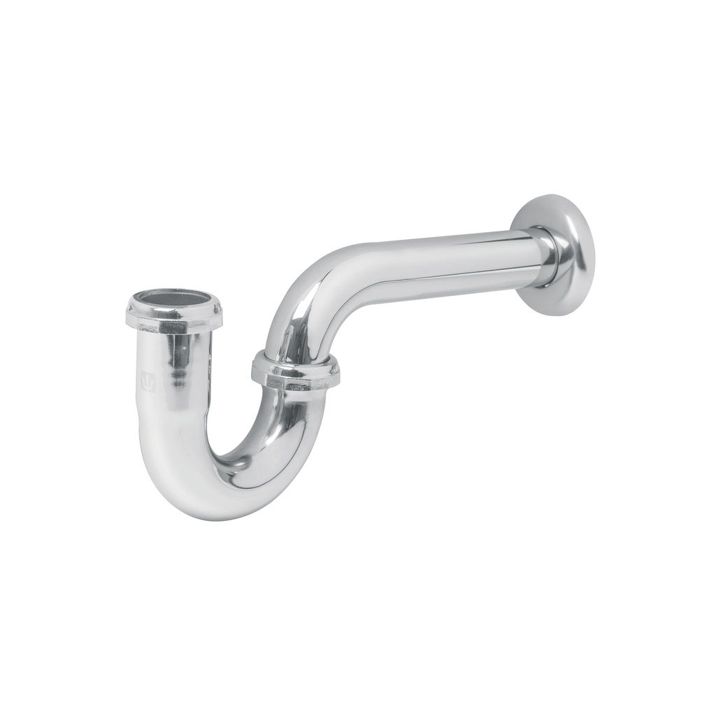 Céspol p/lavabo de latón sin contra, cromo, 1-1/4', Foset