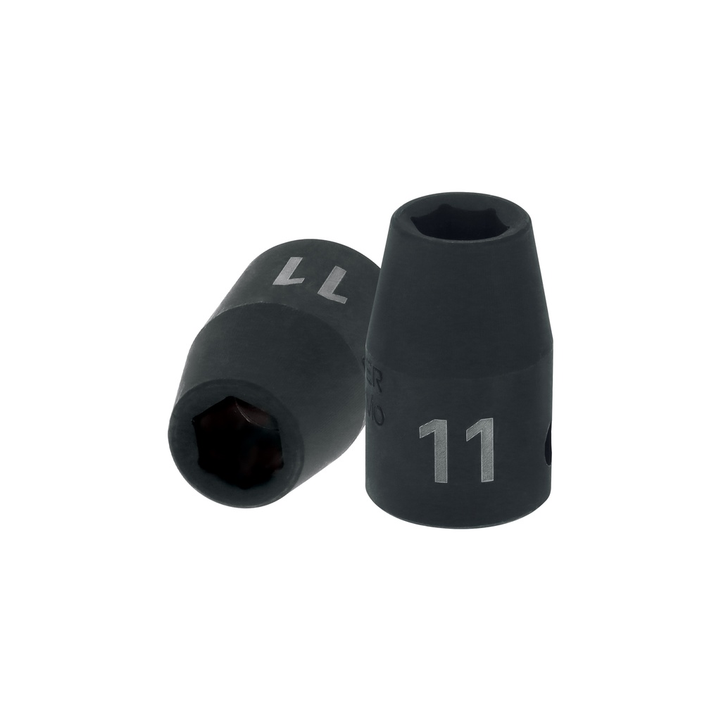 Dado cuadro 1/2' de impacto 6 puntas de 11 mm, Truper