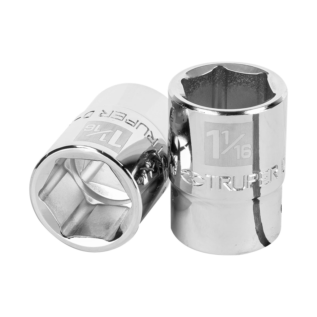 Dado de 1-1/16', 6 puntas, cuadro 3/4', Truper - Pag 121