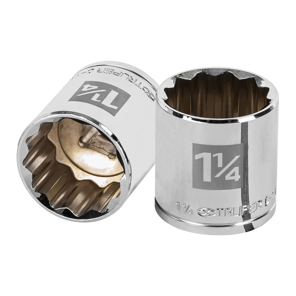 Dado de 1-1/4', 12 puntas, cuadro 1/2', Truper - Pag 120