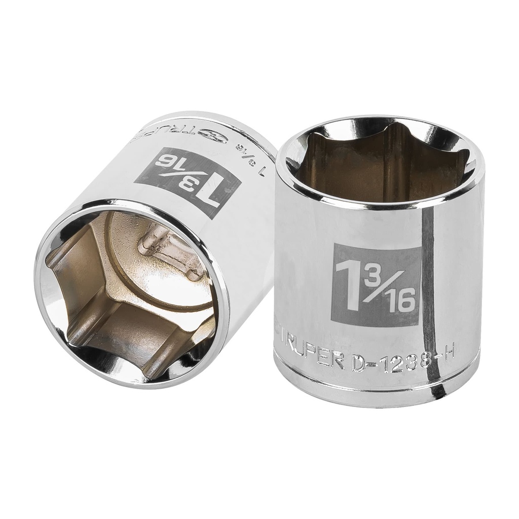 Dado de 1-3/16', 6 puntas, cuadro 1/2', Truper - Pag 120