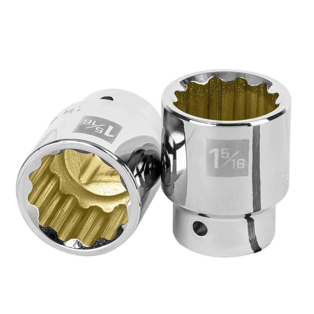 Dado de 1-5/16', 12 puntas, cuadro 3/4', Truper - Pag 121