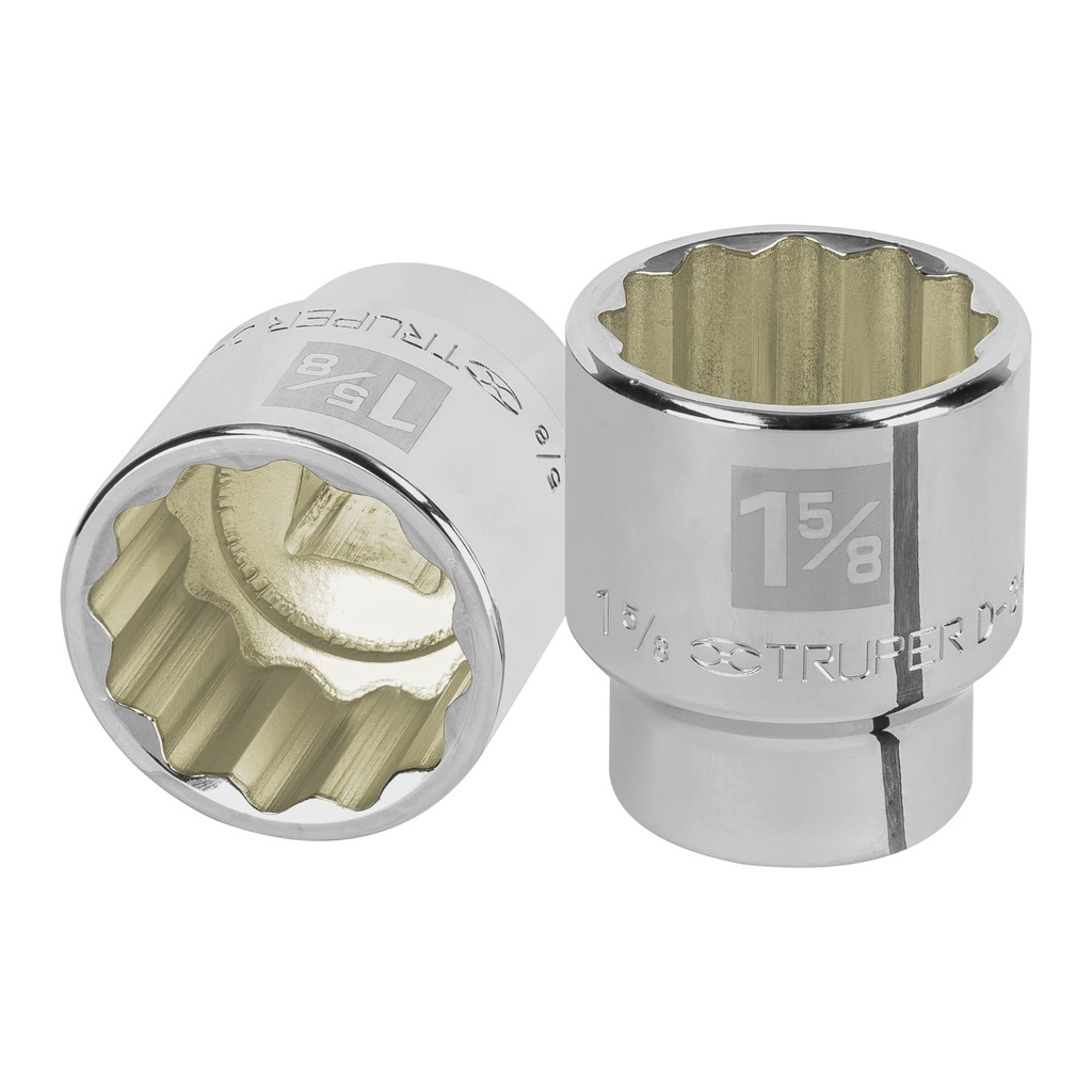 Dado de 1-5/8', 12 puntas, cuadro 3/4', Truper - Pag 121