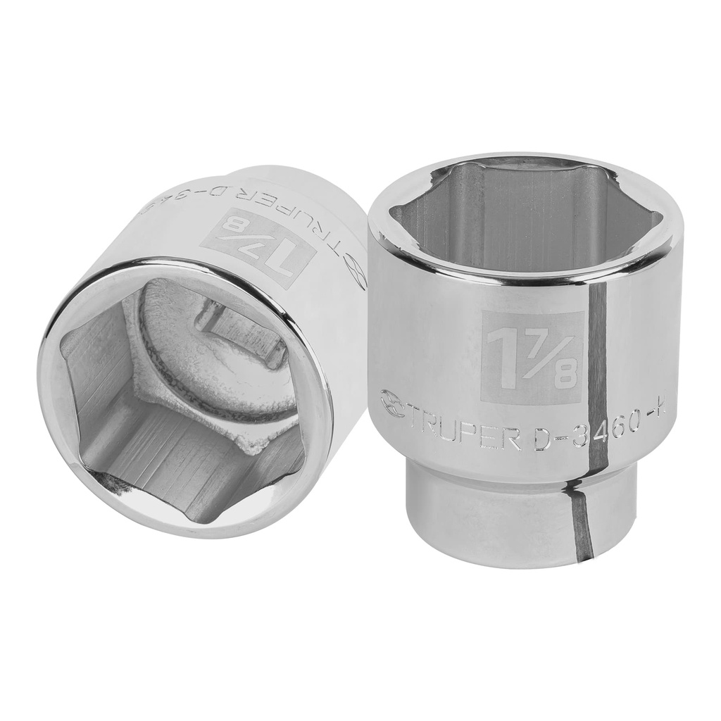 [T13838] Dado de 1-7/8', 6 puntas, cuadro 3/4', Truper
