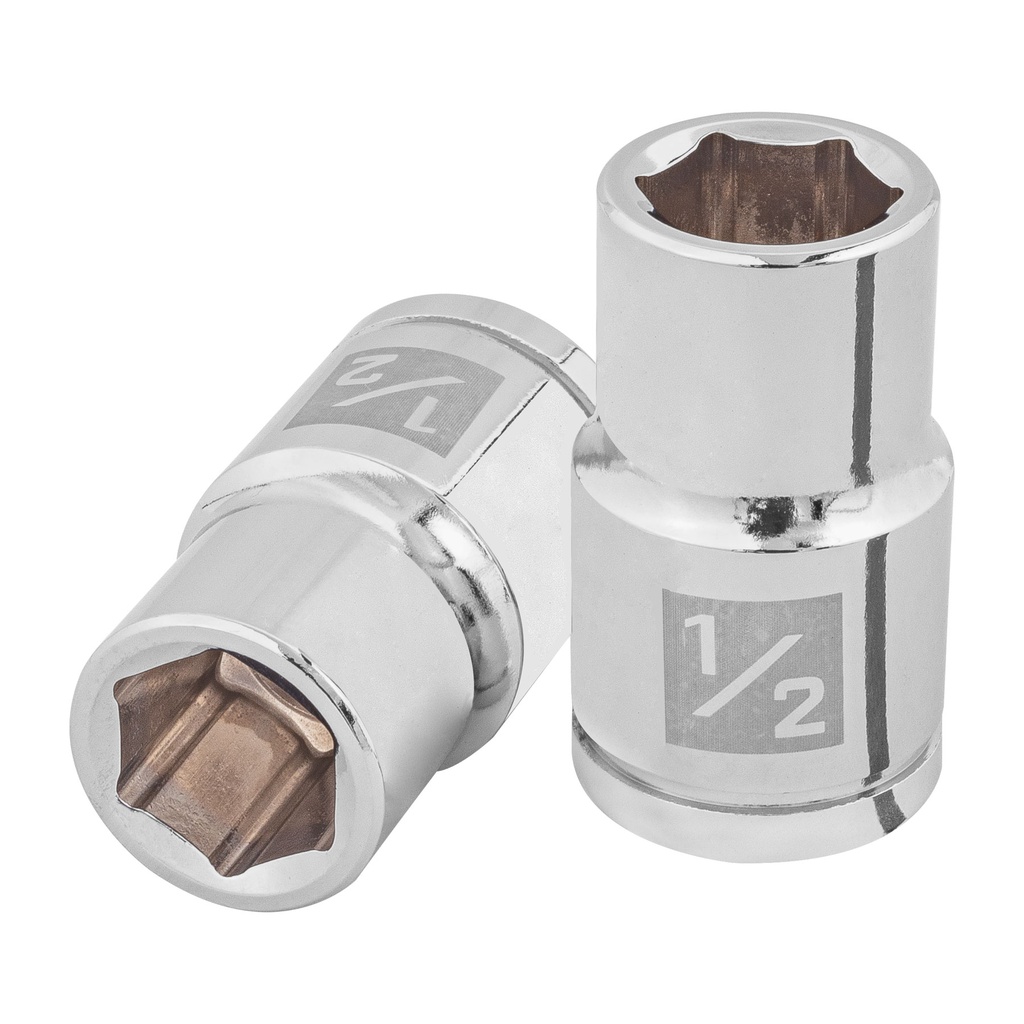 Dado de 1/2', 6 puntas, cuadro 1/2', Truper - Pag 120