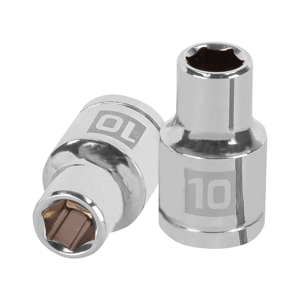 Dado de 10 mm, 6 puntas, cuadro 1/2', Truper - Pag 120