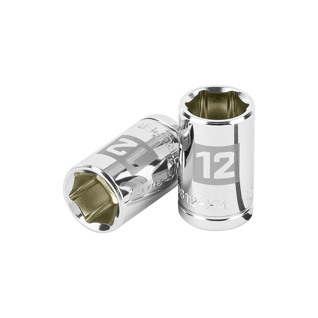 Dado de 12 mm, 6 puntas, cuadro 3/8', Truper - Pag 118