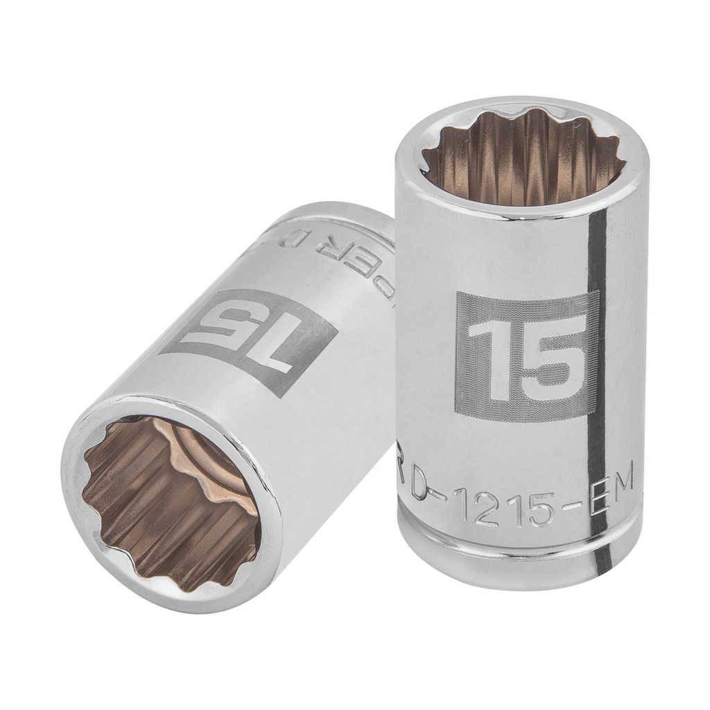 Dado de 15 mm, 12 puntas, cuadro 1/2', Truper - Pag 120
