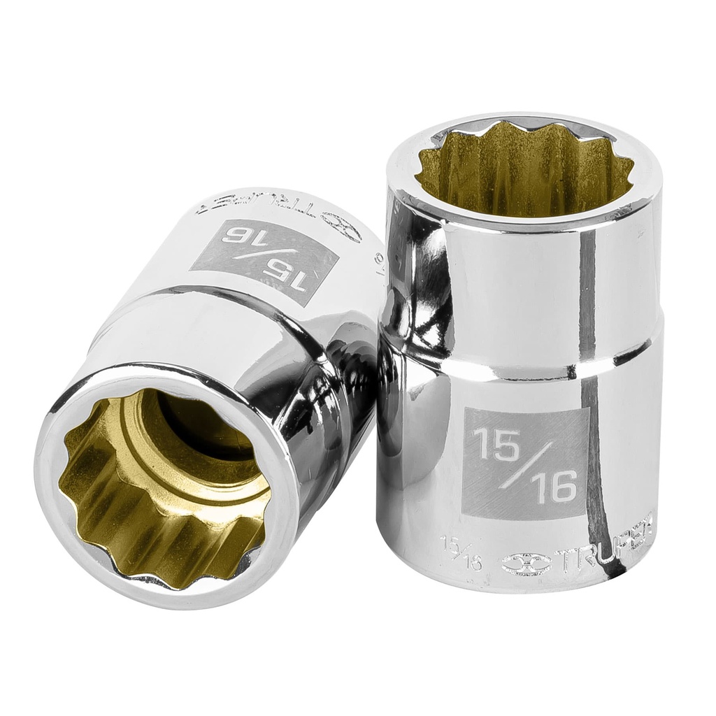 Dado de 15/16', 12 puntas, cuadro 3/4', Truper - Pag 121