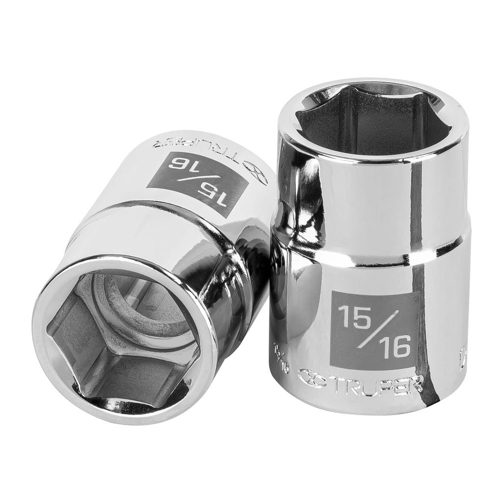 Dado de 15/16', 6 puntas, cuadro 3/4', Truper - Pag 121