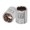 Dado de 17 mm, 12 puntas, cuadro 3/8', Truper - Pag 152