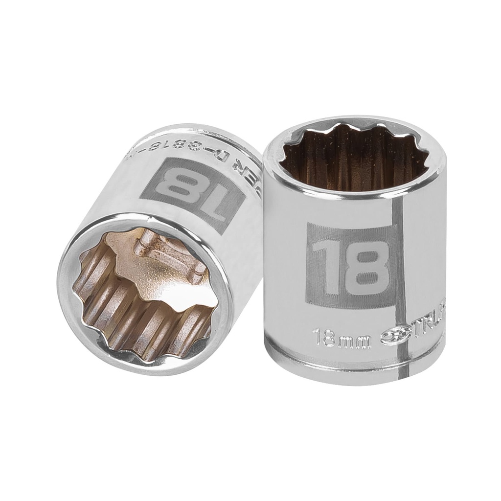 Dado de 18 mm, 12 puntas, cuadro 3/8', Truper - Pag 118