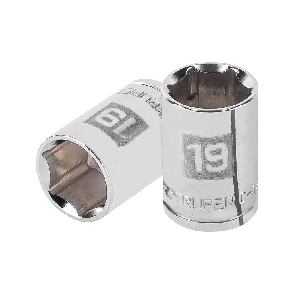 Dado de 19 mm, 6 puntas, cuadro 1/2', Truper - Pag 120