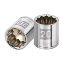 Dado de 20 mm, 12 puntas, cuadro 3/8', Truper - Pag 152