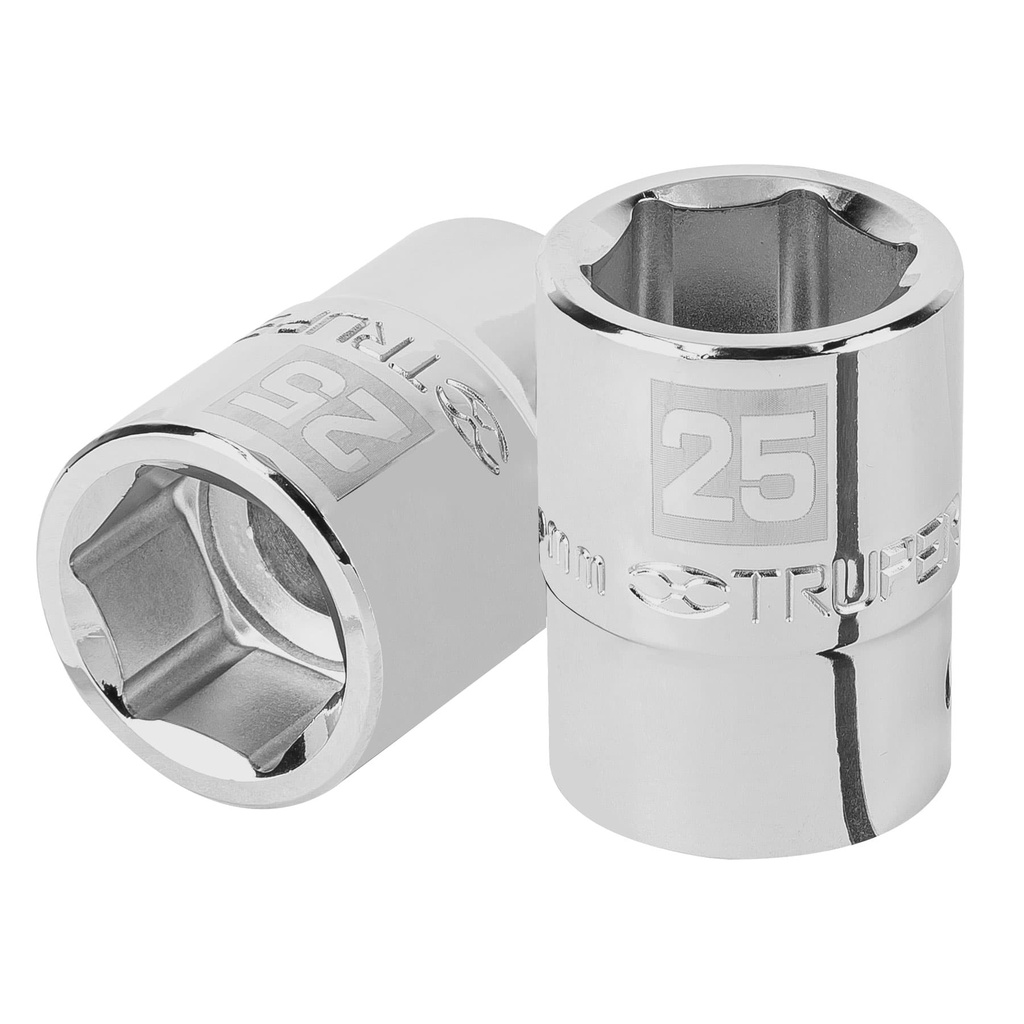 Dado de 25 mm, 6 puntas, cuadro 3/4', Truper - Pag 121