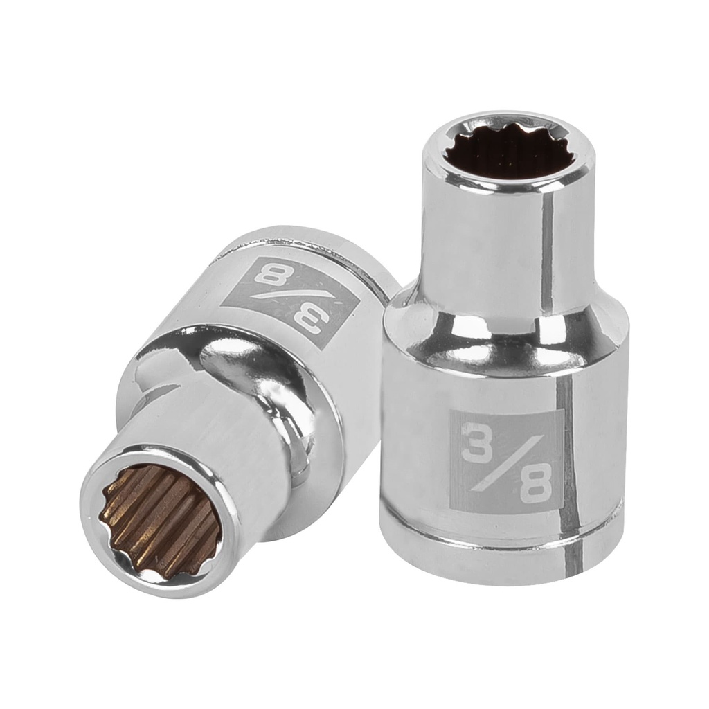 Dado de 3/8', 12 puntas, cuadro 1/2', Truper - Pag 120