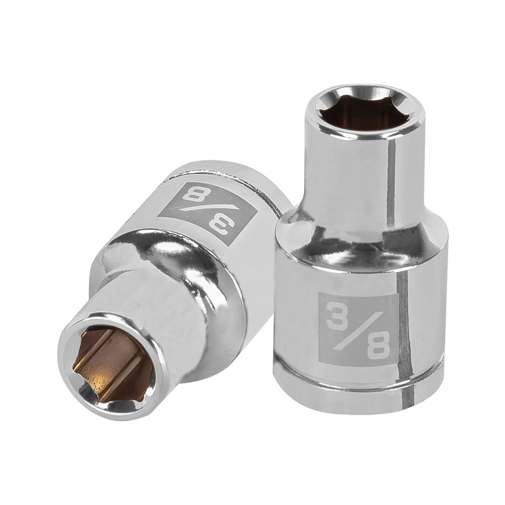 Dado de 3/8', 6 puntas, cuadro 1/2', Truper - Pag 120