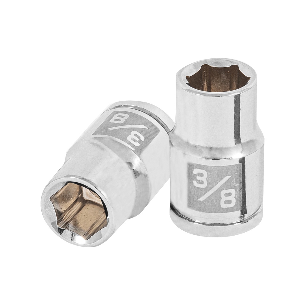 Dado de 3/8', 6 puntas, cuadro 3/8', Truper - Pag 118