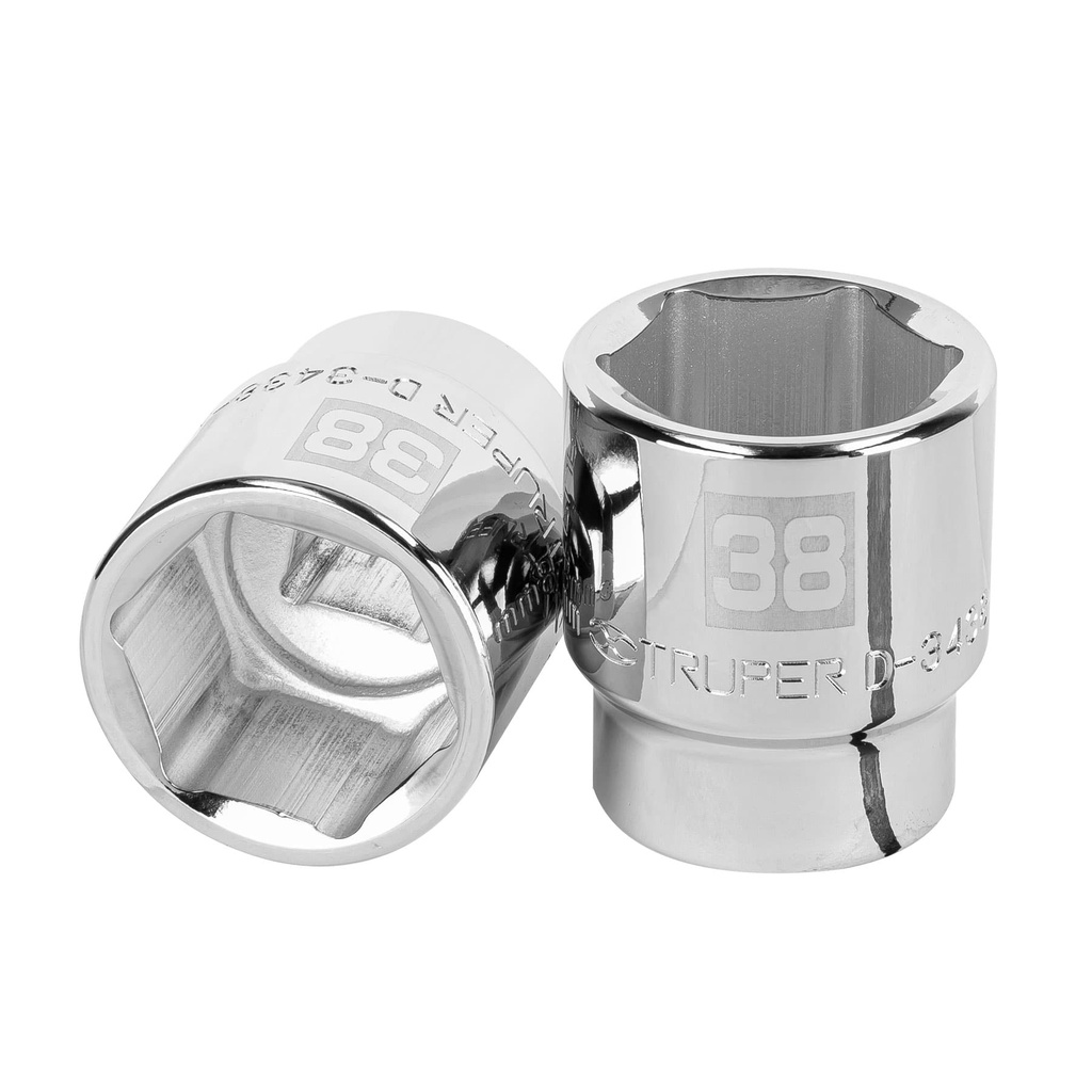 Dado de 38 mm, 6 puntas, cuadro 3/4', Truper - Pag 121