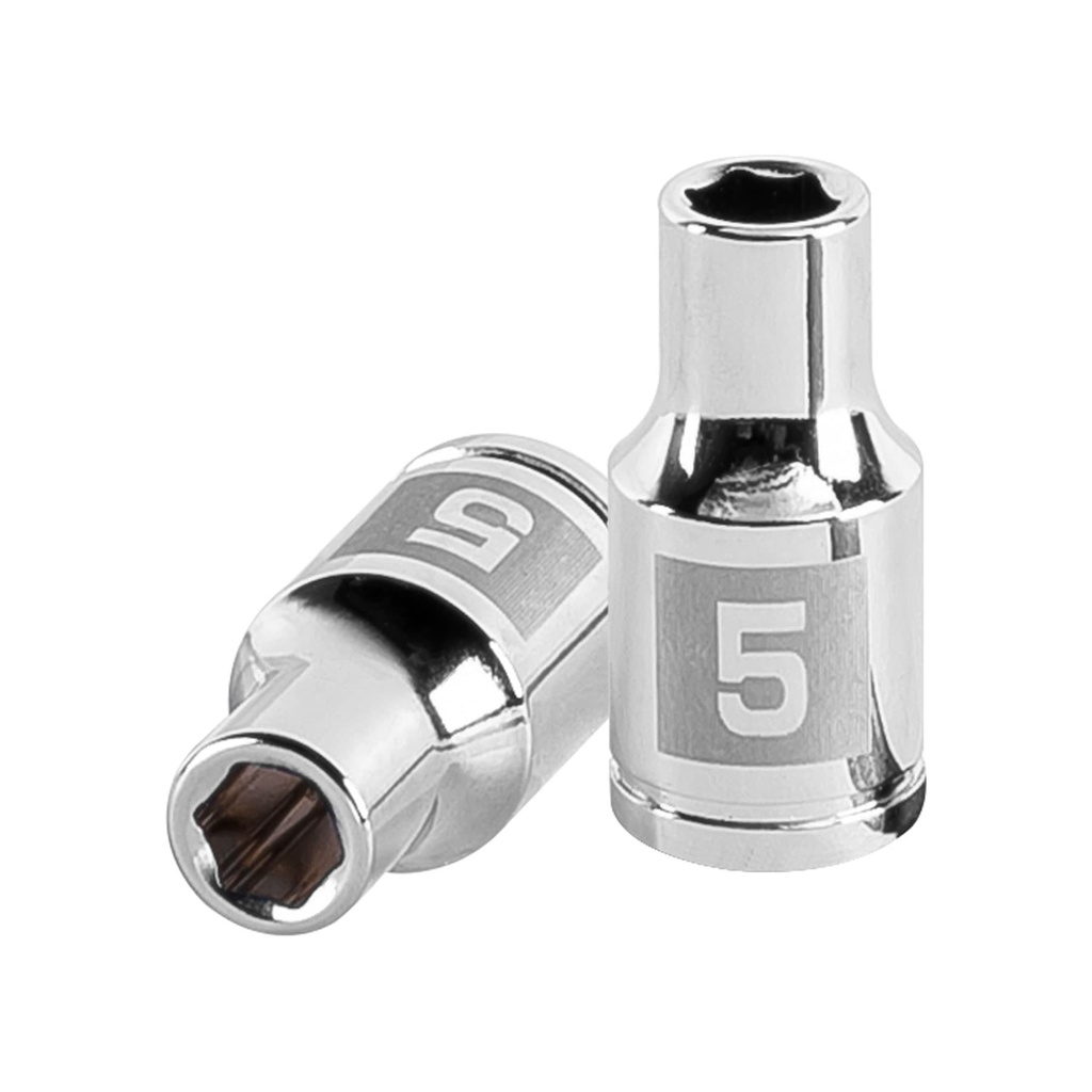 Dado de 5 mm, 6 puntas, cuadro 1/4', Truper - Pag 116