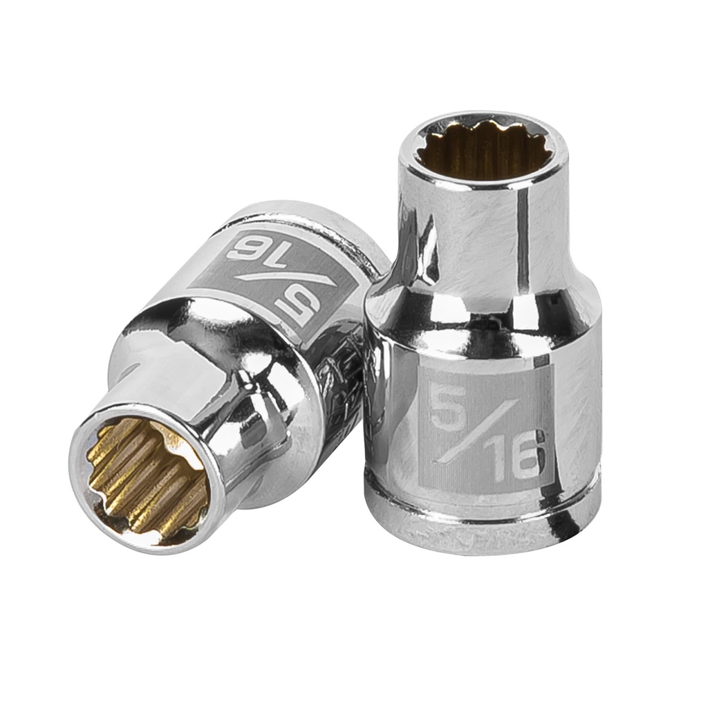 Dado de 5/16', 12 puntas, cuadro 3/8', Truper - Pag 118