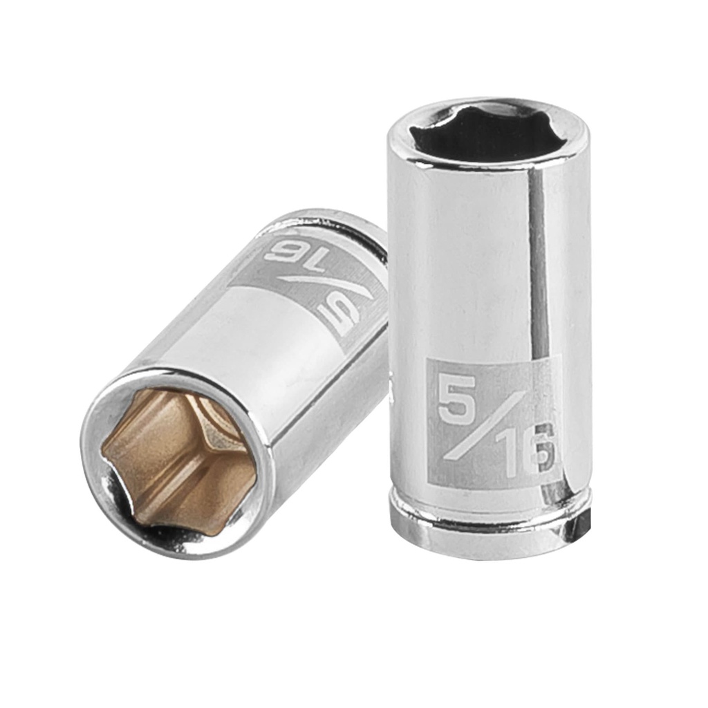 [T13158] Dado de 5/16', 6 puntas, cuadro 1/4', Truper