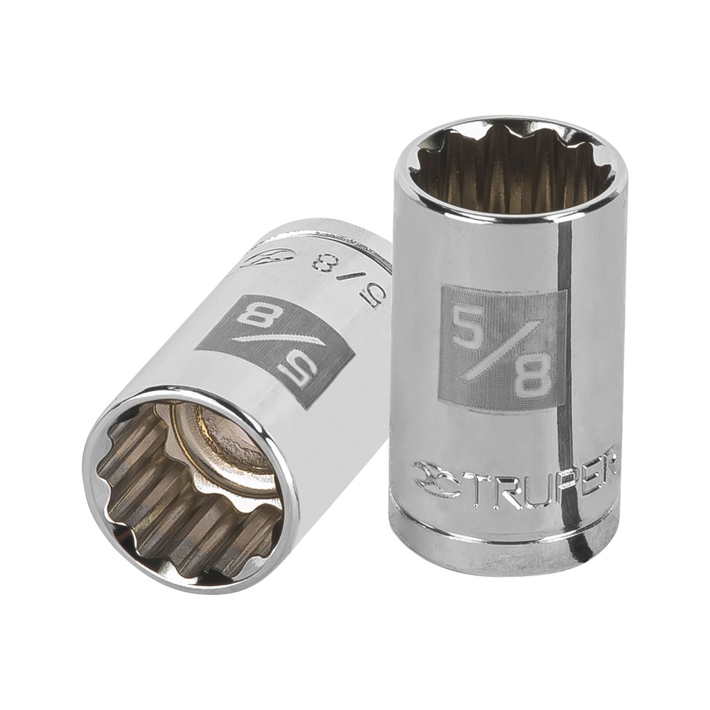 Dado de 5/8', 12 puntas, cuadro 1/2', Truper - Pag 120