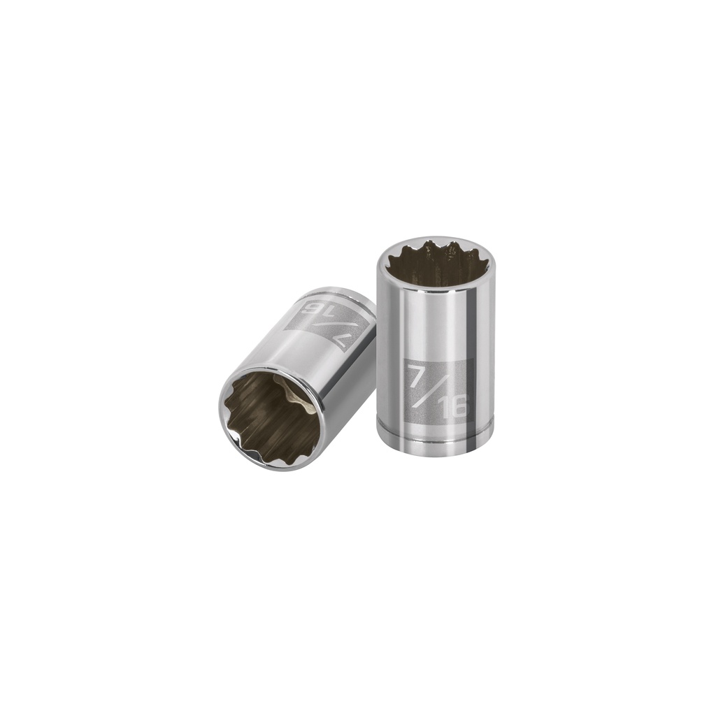 [T100962] Dado de 7/16', 12 puntas, cuadro 1/4', Truper